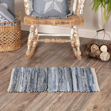Denim & Hemp Chindi/Rag Rug Rect 20